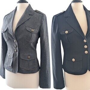 Vintage 2006 H&M Wool Blazers- Lot of 2 Blazers~ Equestrian Academia ~ Size 8
